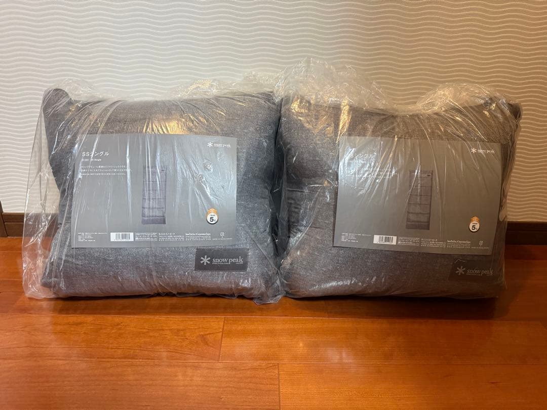 スノーピーク　ssシングル　2セット　寝袋