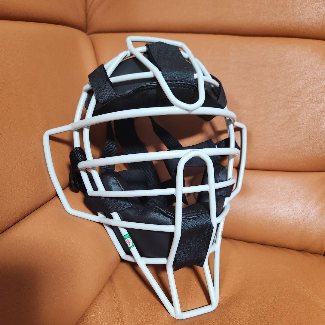 【美品】ミズノプロ 軟式 ソフトB 小学生ソフト マスク 捕手用 審判員用