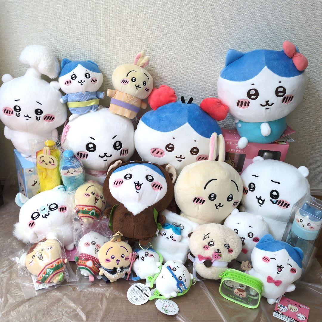 ちいかわ ぬいぐるみ まとめ売り 26点 ハチワレ うさぎ モモンガ ラッコ