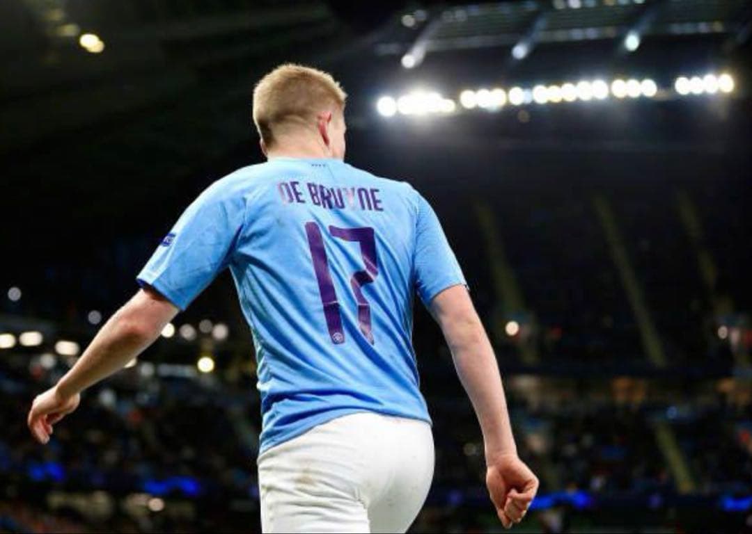 【支給】デブライネ　マンチェスターシティ　19/20（H）CL仕様　支給品