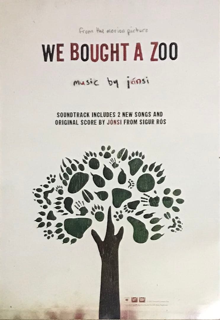 WE BOUGHT A ZOO JÓNSI RARE POSTER ヨンシー