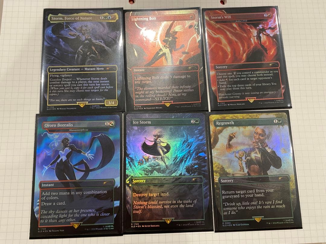 MTG Storm FOIL Secret Lair MARVEL 6枚セット
