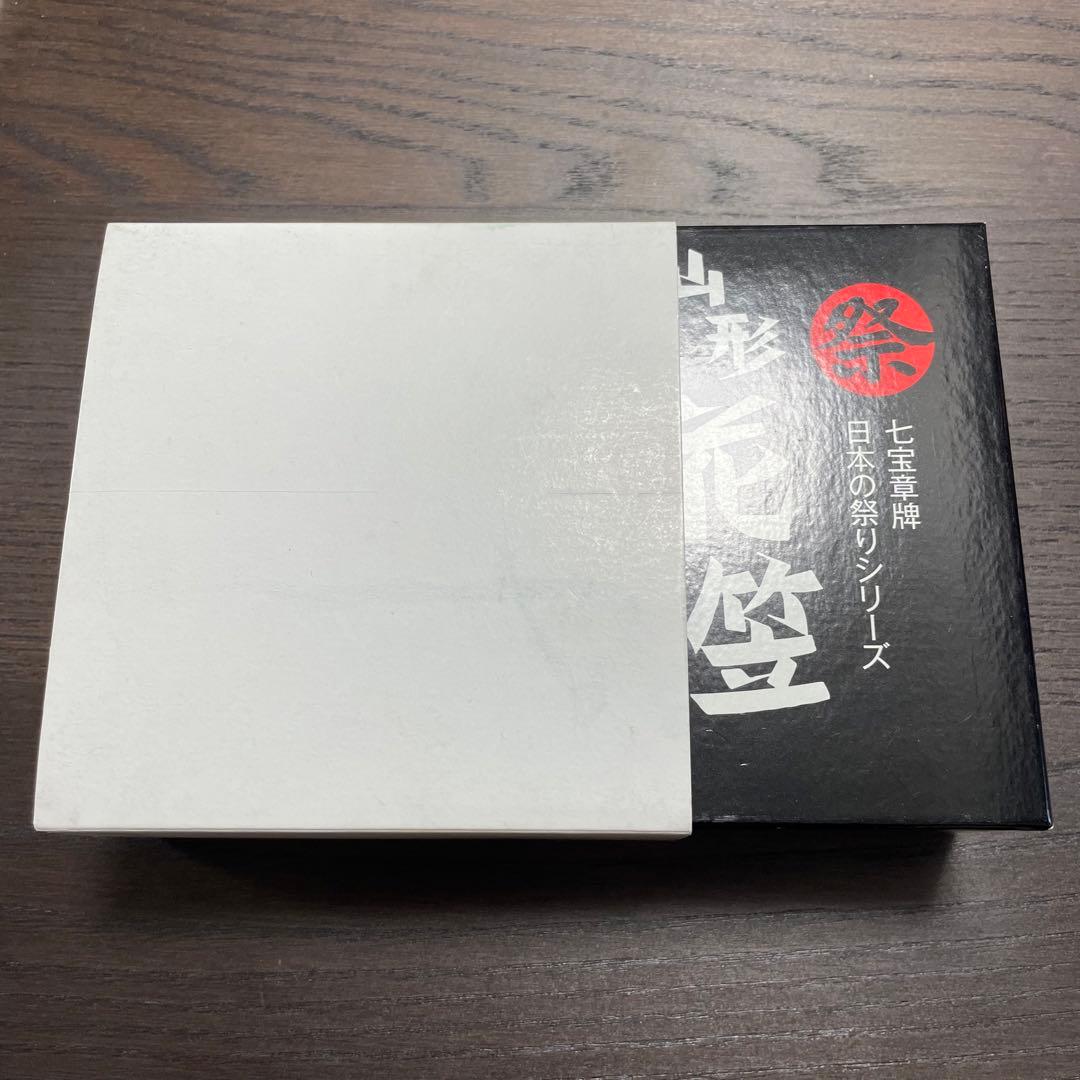 【極美品】七宝章婢 日本の祭りシリーズ　山形　花笠まつり 純銀メダル　記念メダル