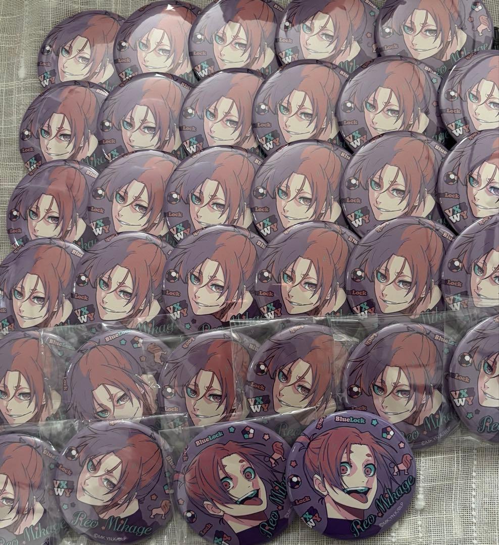 ブルーロック AGF Anique 缶バッジ 38個