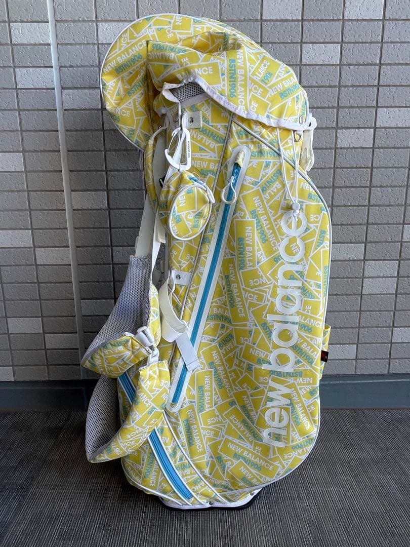 ニューバランスゴルフ 9型 スタンド式 キャディバッグ イエロー