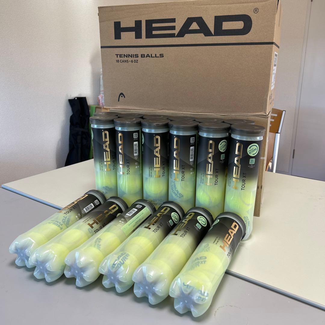 【新品未使用】HEAD TOUR XT 72個（4球入り缶×18缶）
