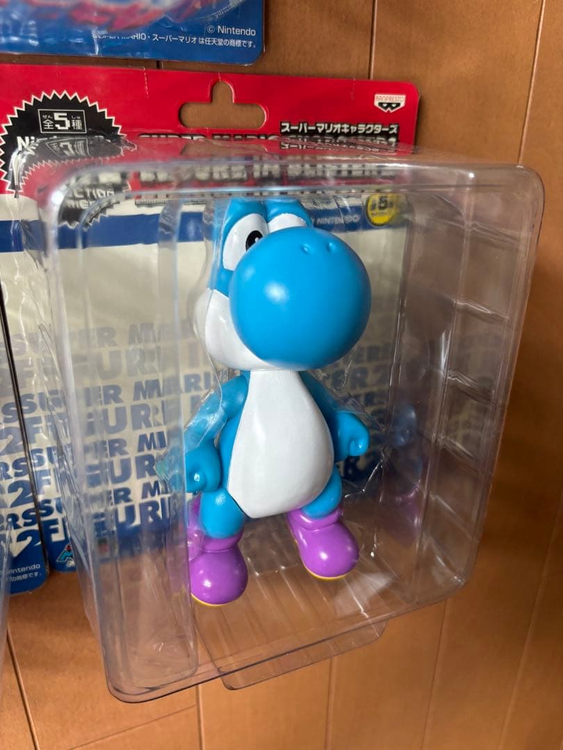 Nintendoプライズ★スーパーマリオ ★ソフビフィギュア全５種セット★未開封
