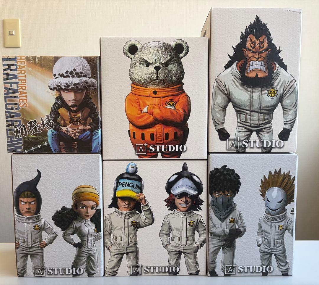 ワンピースワールドコレクタブル ガレージキット ハート海賊団9種