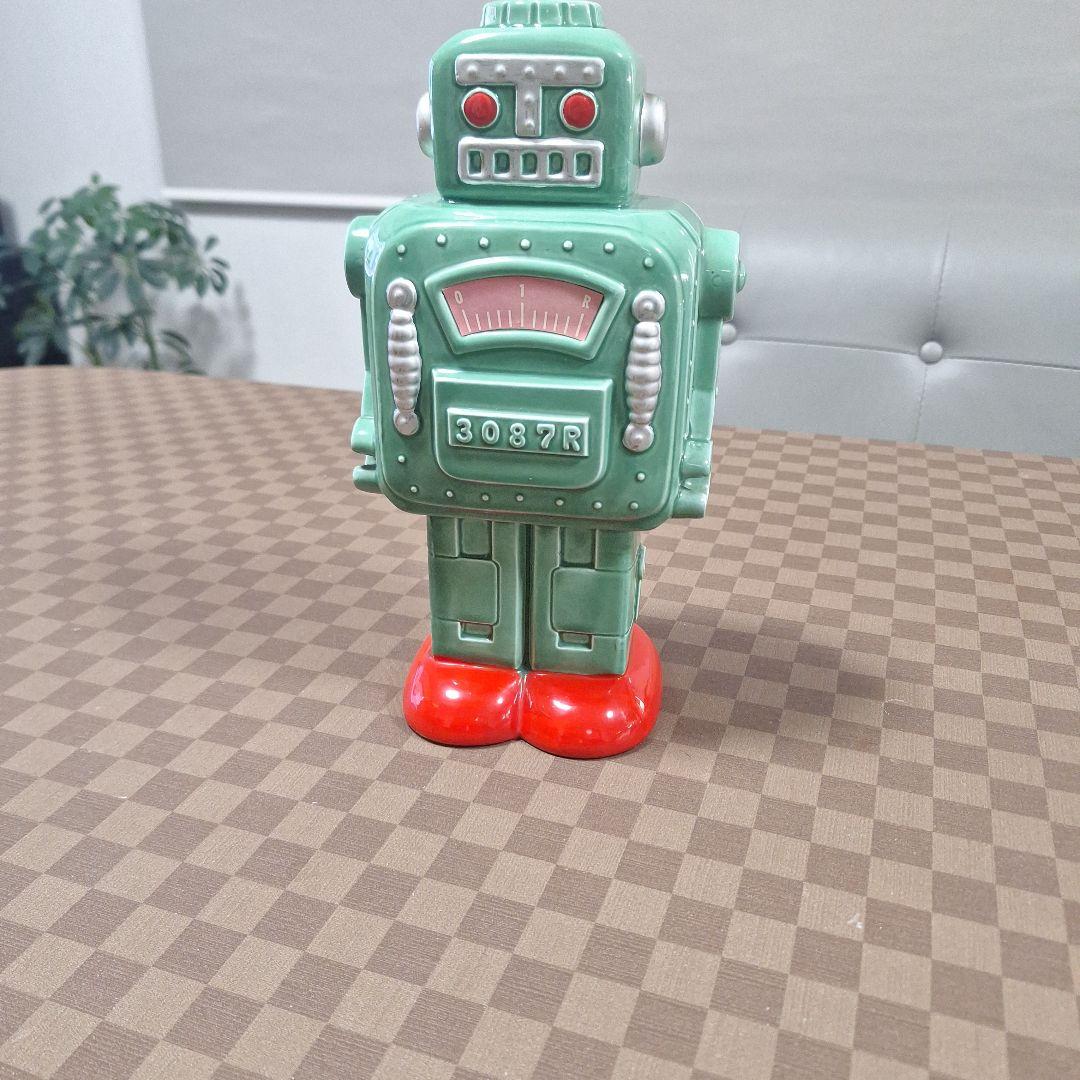 ロボット貯金箱3037 緑色と赤色