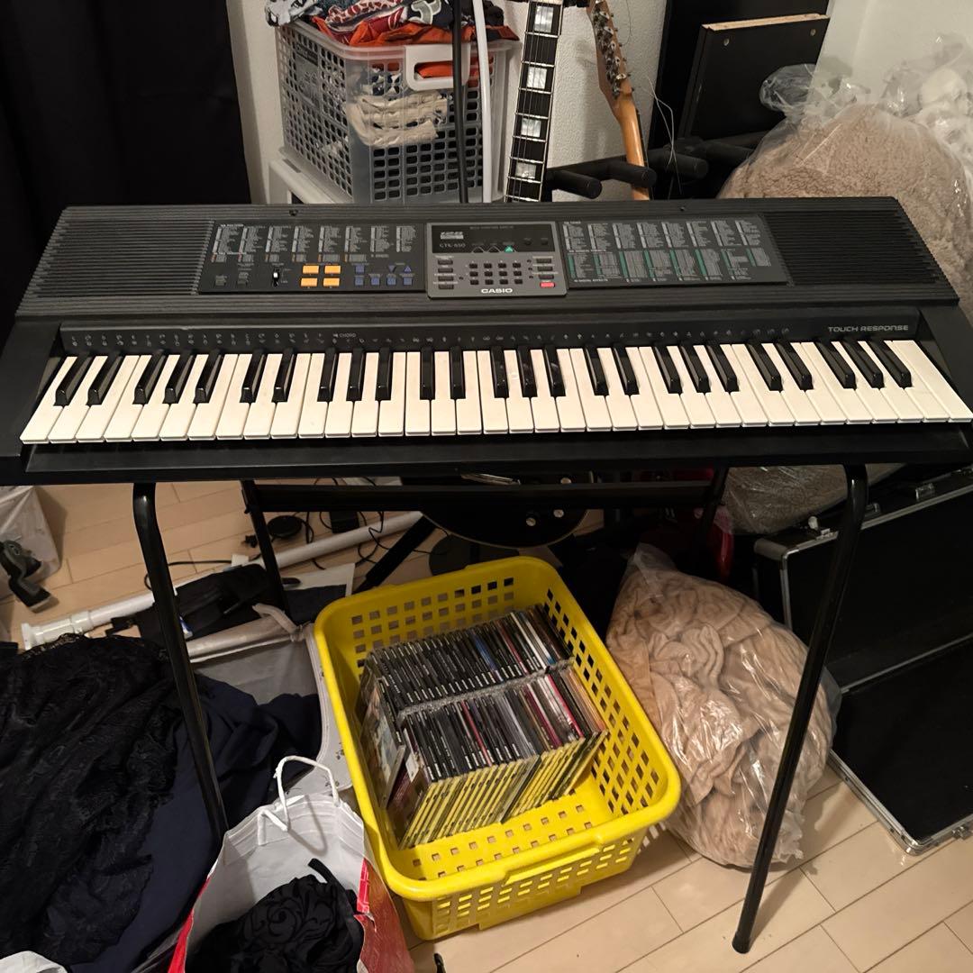 Casio ctk-650 専用スタンドあり