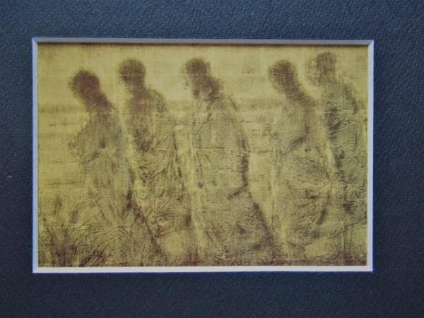 平山郁夫、【天山南路（昼）】、希少・豪華画集画、新品高級額・額装付