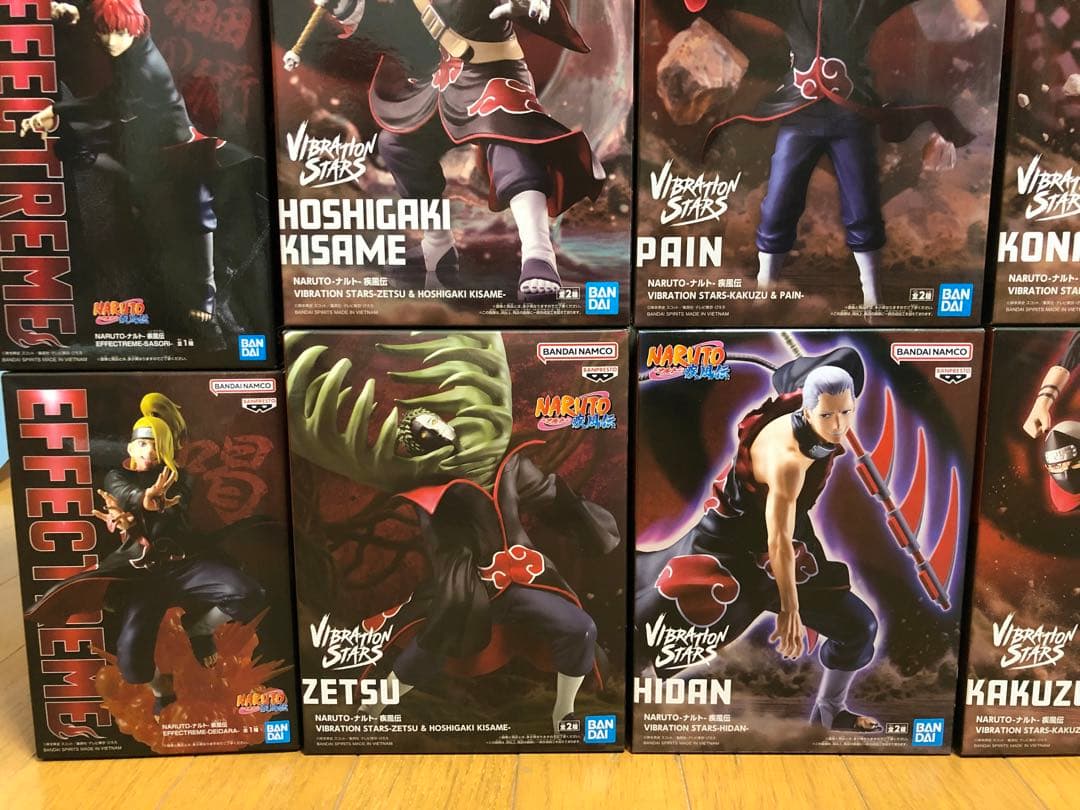 NARUTO VIBRATION STARS等フィギュアセット暁