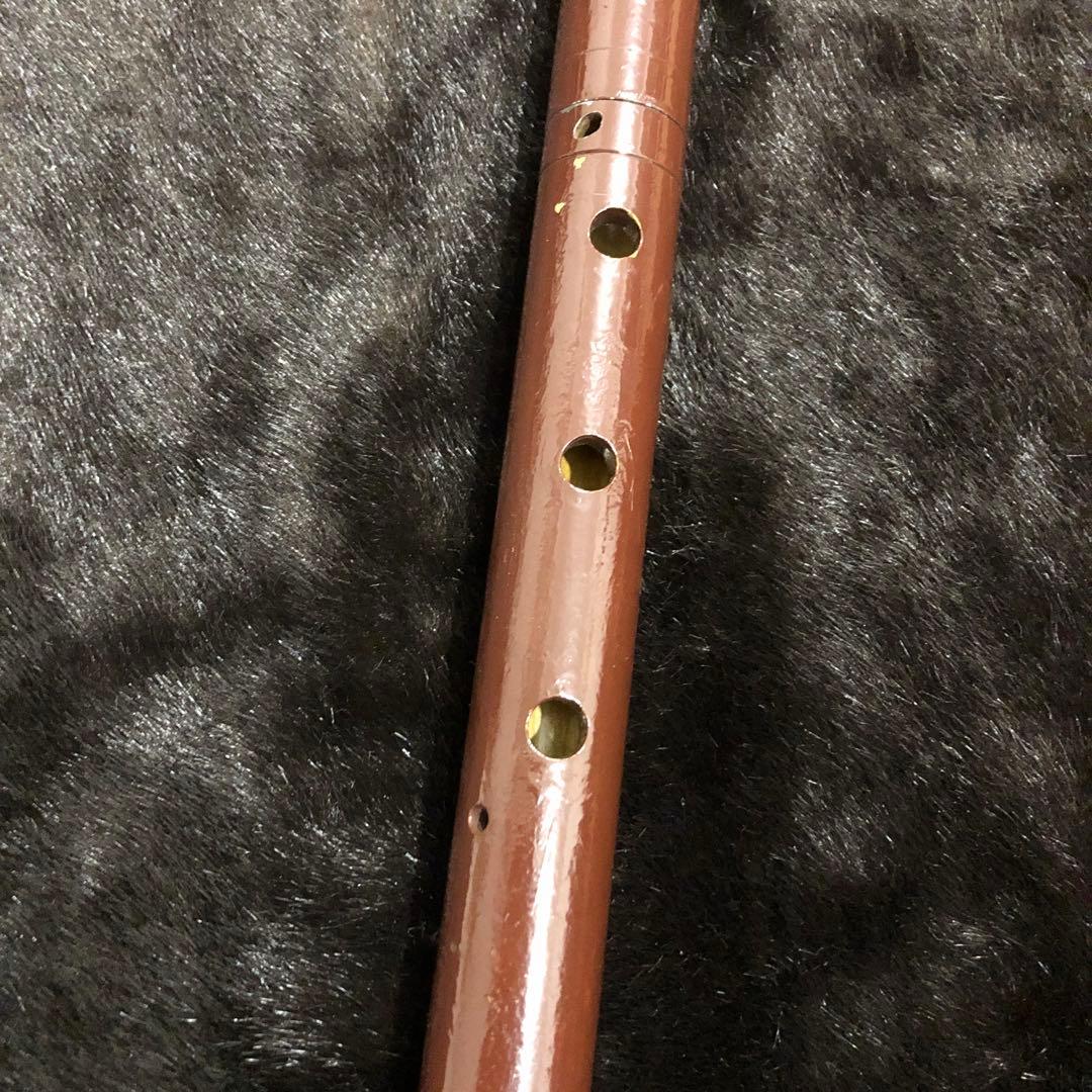 尺八　7孔　一尺八寸　プラスチック製　漆塗り