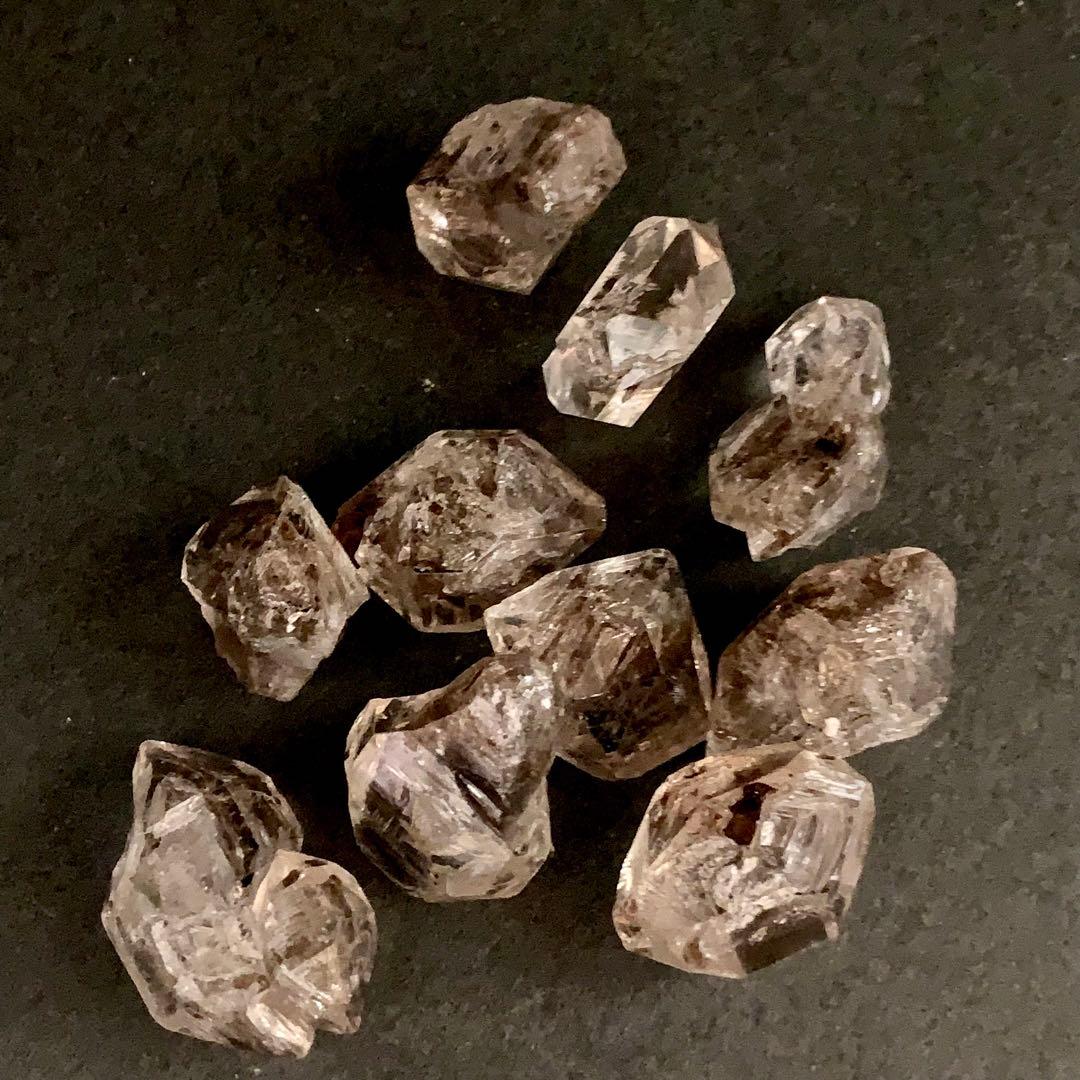 ペトロレアムクォーツ(特大)5個セットw-2/蛍光水晶