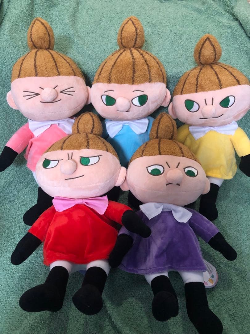 全5種セット　ムーミン リトルミィ　 座りぬいぐるみ30㎝　リトルミイ　おすわり