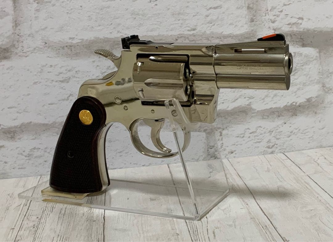 u*a様 【美品】 タナカ コルト パイソン 357 ニッケル 3インチ アルタ