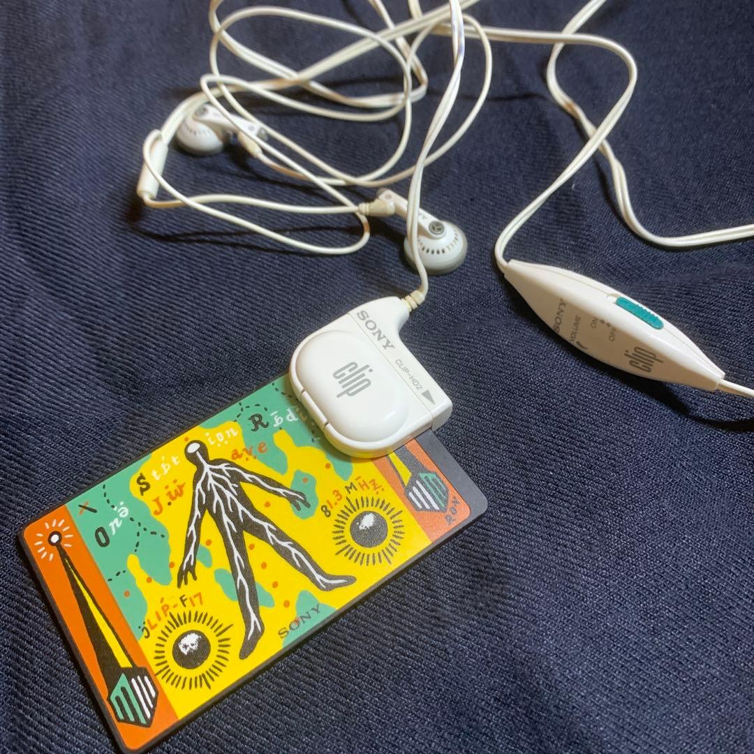 SONY クリップラジオ　伊藤桂司氏のイラスト　J-WAVE 81.3MHz