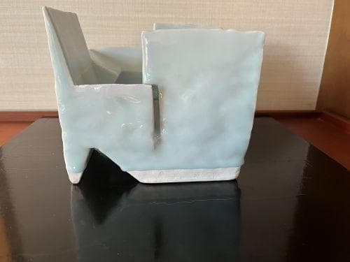 古川正道　青磁オブジェ