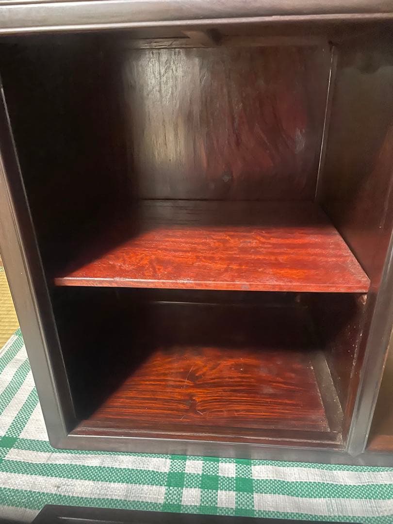中国家具　中国骨董　箪笥　唐木　紫檀　黒檀　木製　飾り棚　茶箪笥　ローズウッド