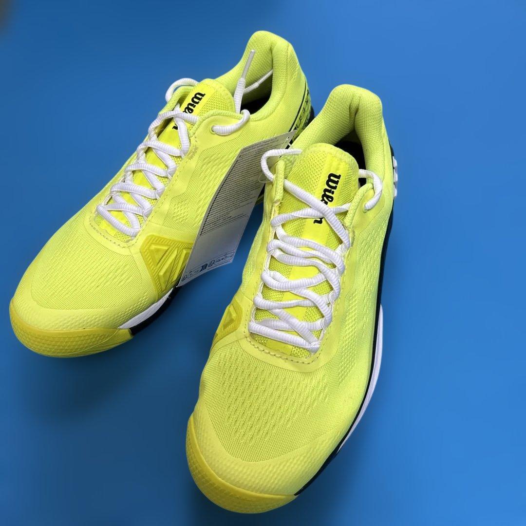 Wilson Rush Pro テニスシューズ イエロー4.0AC 27センチ