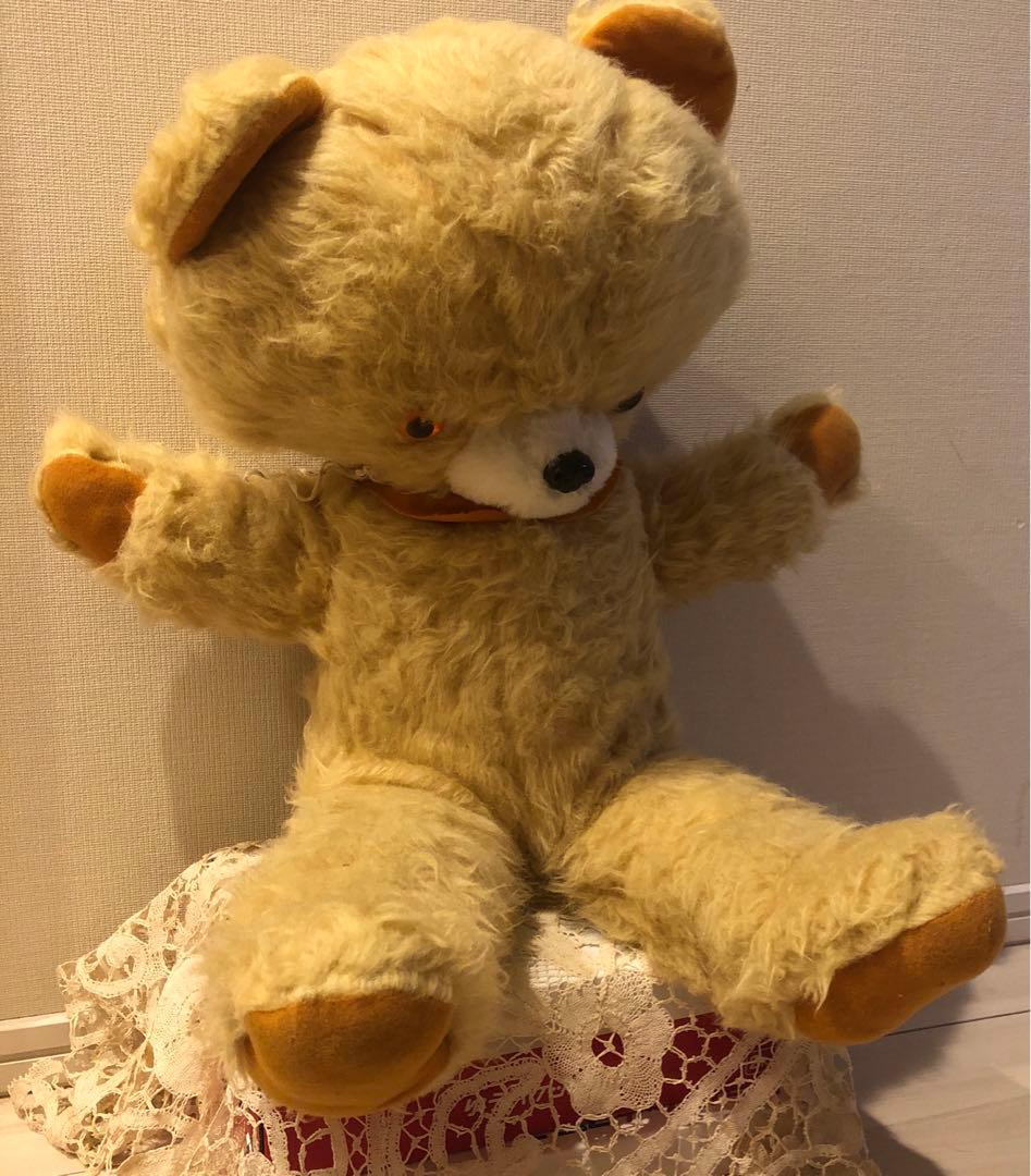 夜中のタイムセール　アンティーク　ヴィンテージ フランス　テディベア　くま　大