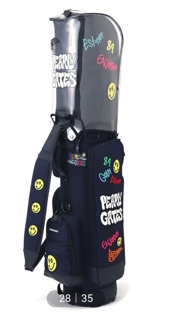 新品　パーリーゲイツ　Love GOLF キャディバッグ (46インチ対応)