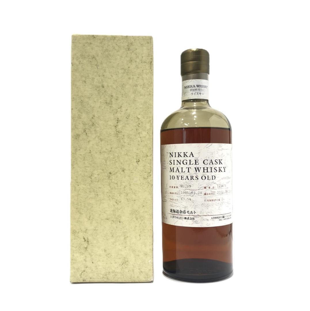 オールドボトル ニッカ 北海道余市 10年 1991-2002 シングルモルト