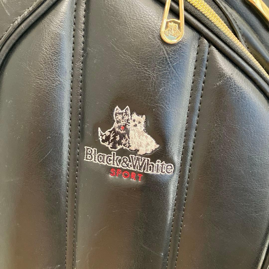 [送料込み] Black&White キャディバッグ　ブラック