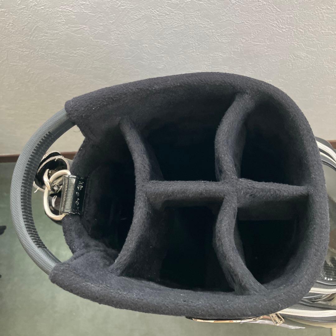 Black&White キャディバッグ ブラック/ホワイト