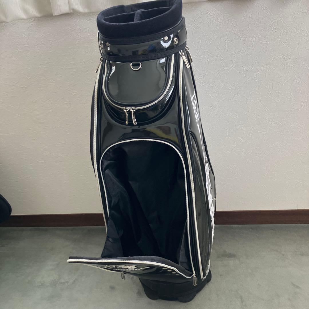 Black&White キャディバッグ ブラック/ホワイト