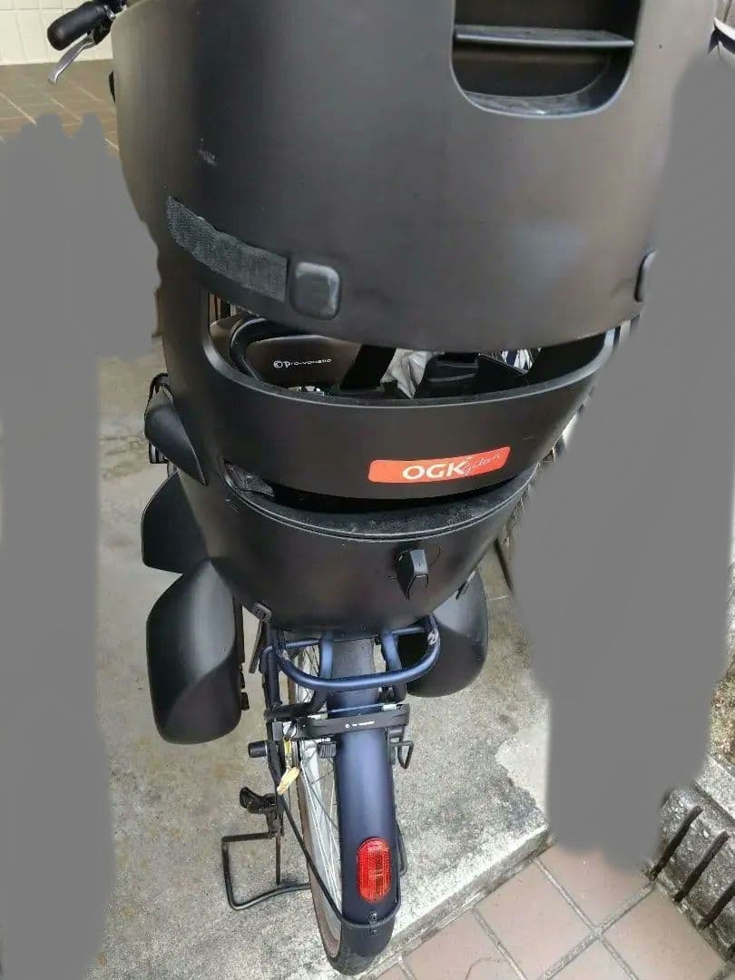 子供乗せ自転車 フィデースDX 前後チャイルドシート&レインカバー付 3人乗り