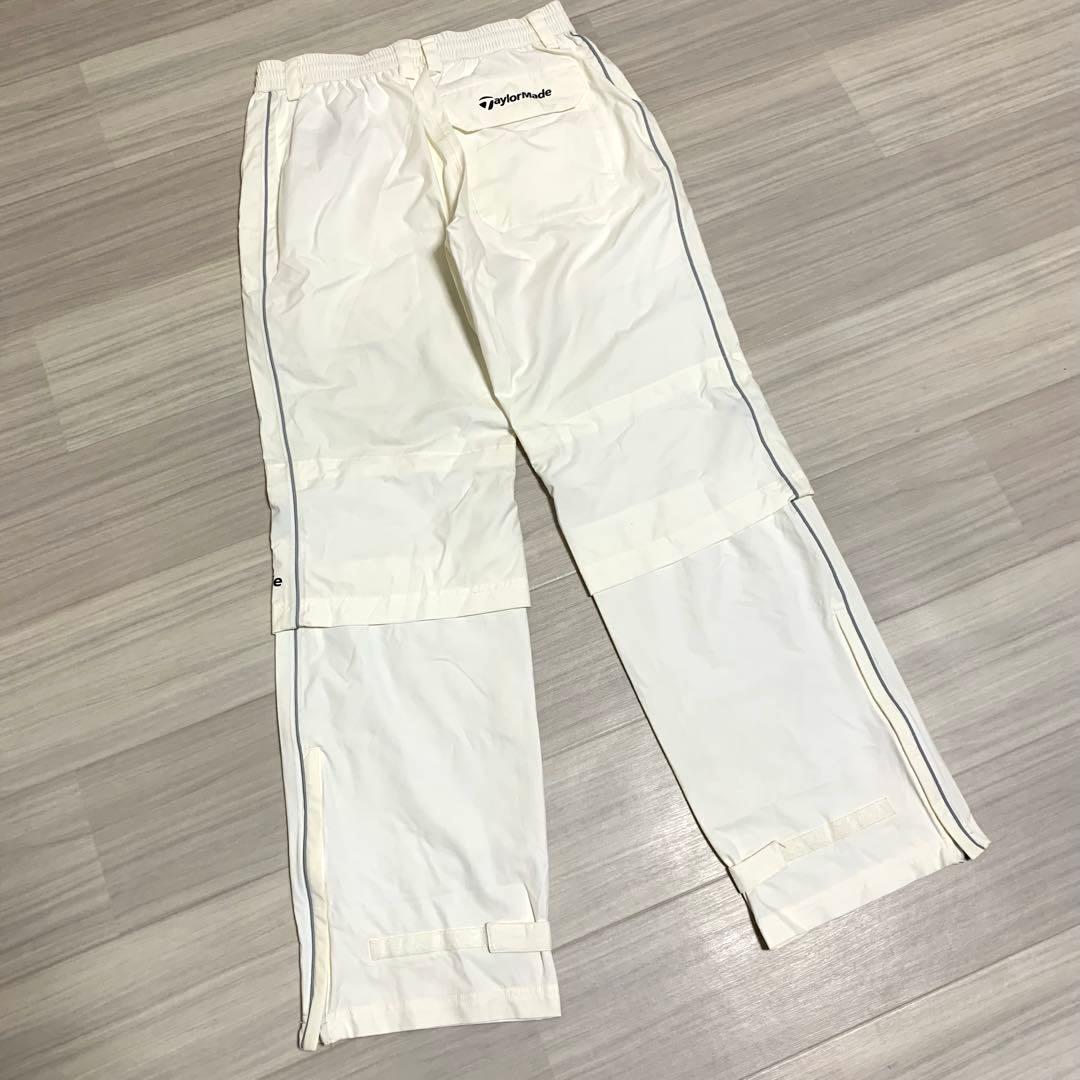 【美品】Taylor Made レインウェア セットアップ M 白/黒 収納袋