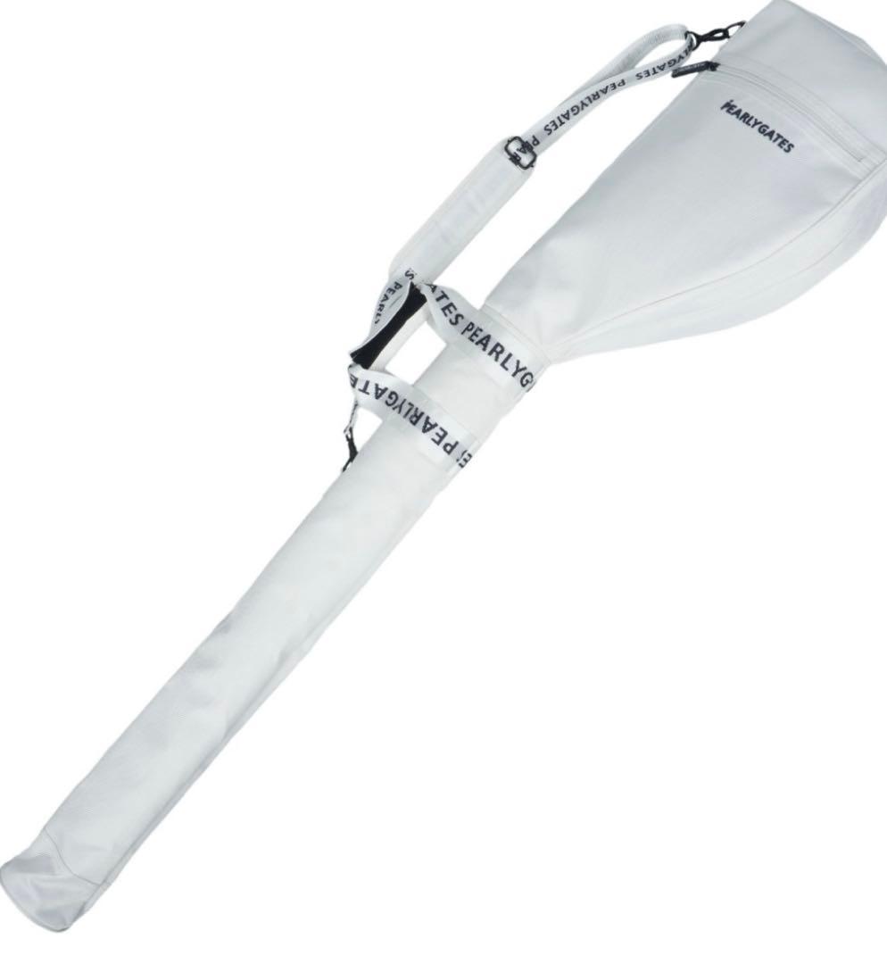 PEARLY GATES ゴルフバッグ ホワイト ストライプ