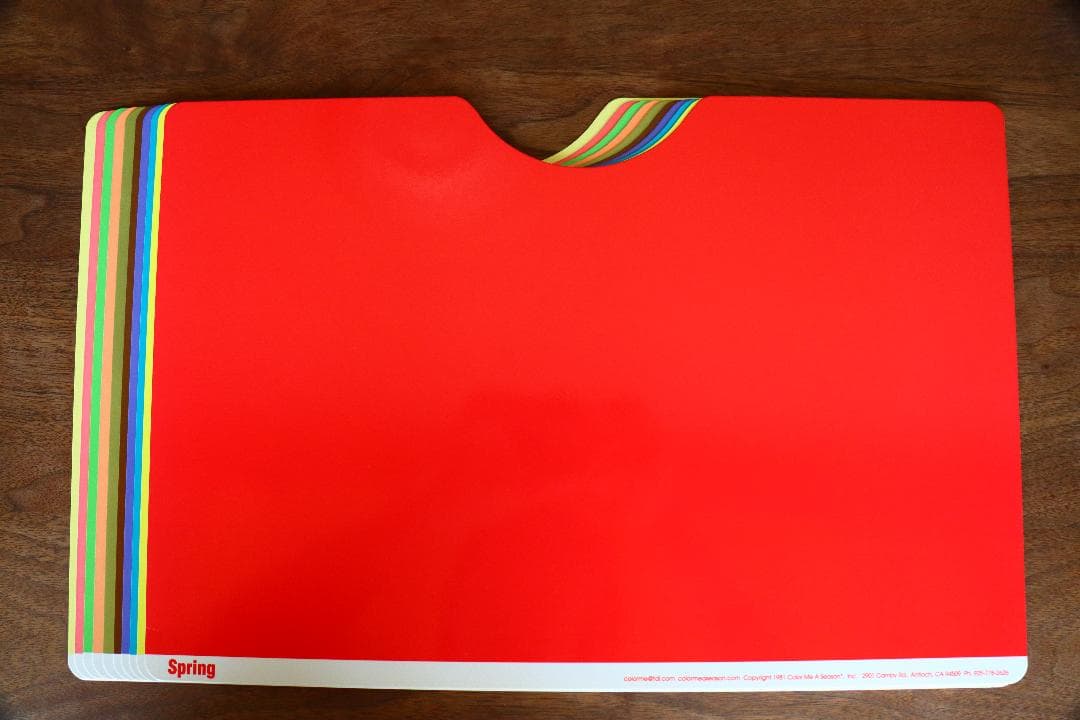 パーソナルカラー診断　パーフェクトカラー・チンボードカード【36色】