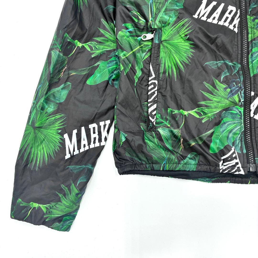 MARK & LONA マークアンドロナ 総柄 フーディ ナイロン パーカー M