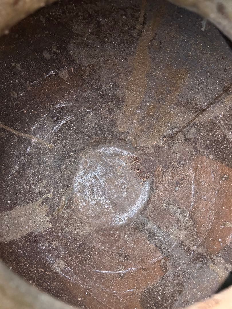 古美術◾️蔵の入口付近にあった特大50cmサイズの壺、壷、花瓶、甕、花道具、茶道具