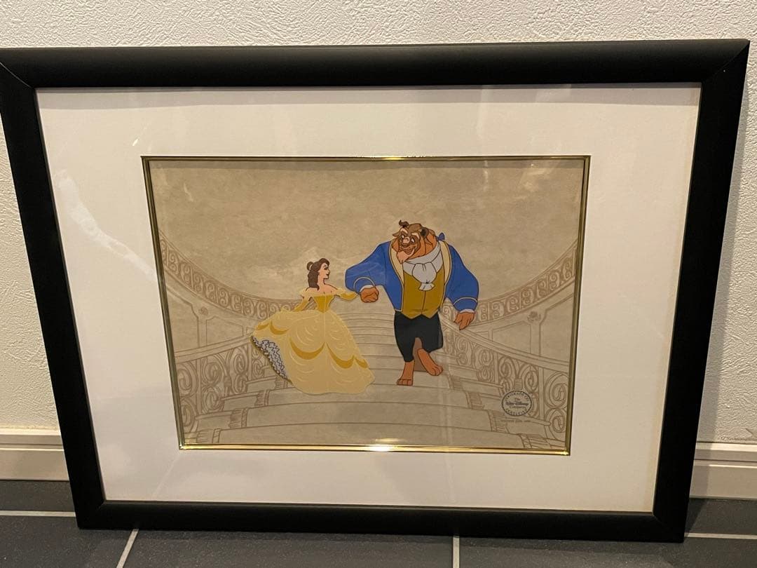 Disney 美女と野獣　セル画　美品　アンティーク　限定