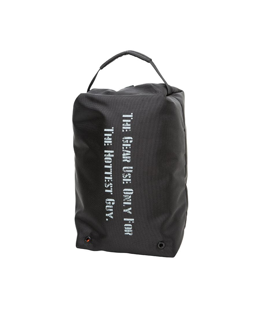 ハルウララ☆ダンスウィズドラゴン シューズケース☆ゴルフ靴袋☆ブラック