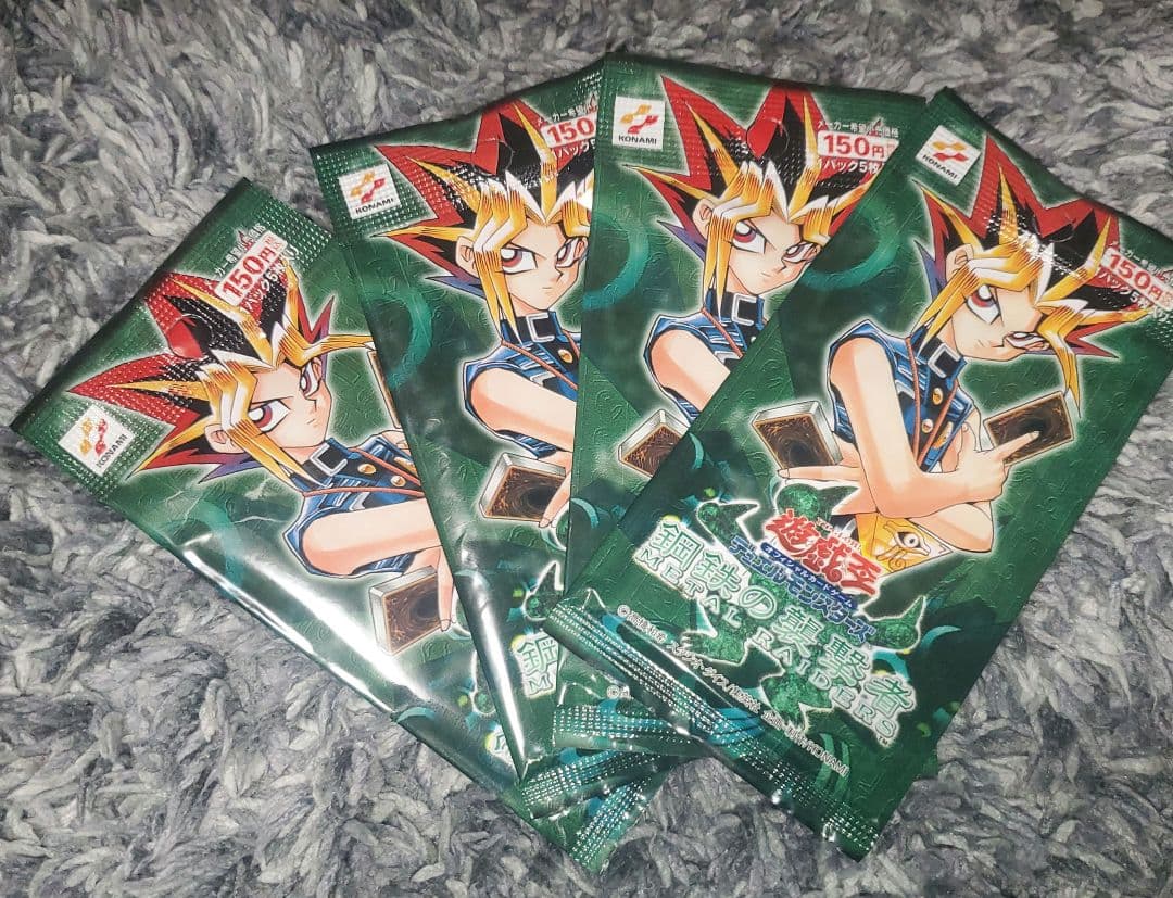 遊戯王OCG鋼鉄の襲撃者 メタルライダース 4パック未開封