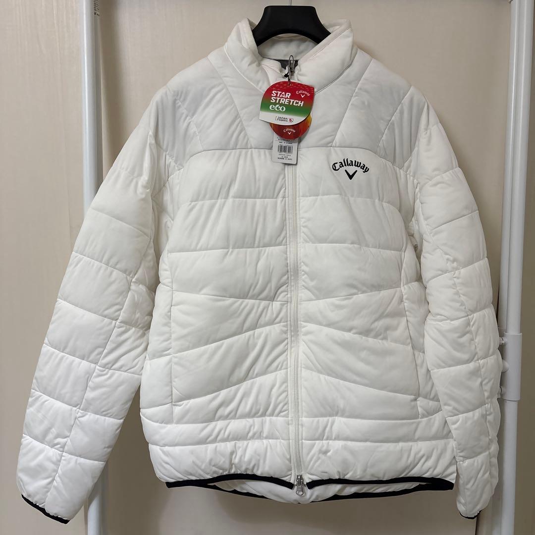 Callaway ホワイト キルティングジャケット