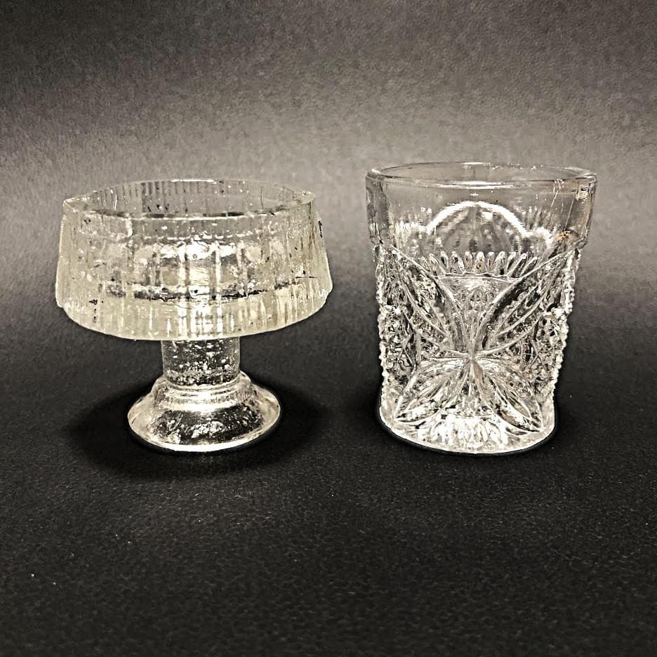 ペロペロ＆ままごと 玩具系ガラス 戦前～ 検索用:金平糖 ニッキ水