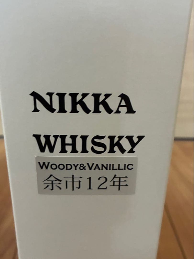 新品未使用　余市12年　ウッディ&バニラ　新品未開封　ウイスキー　500ml