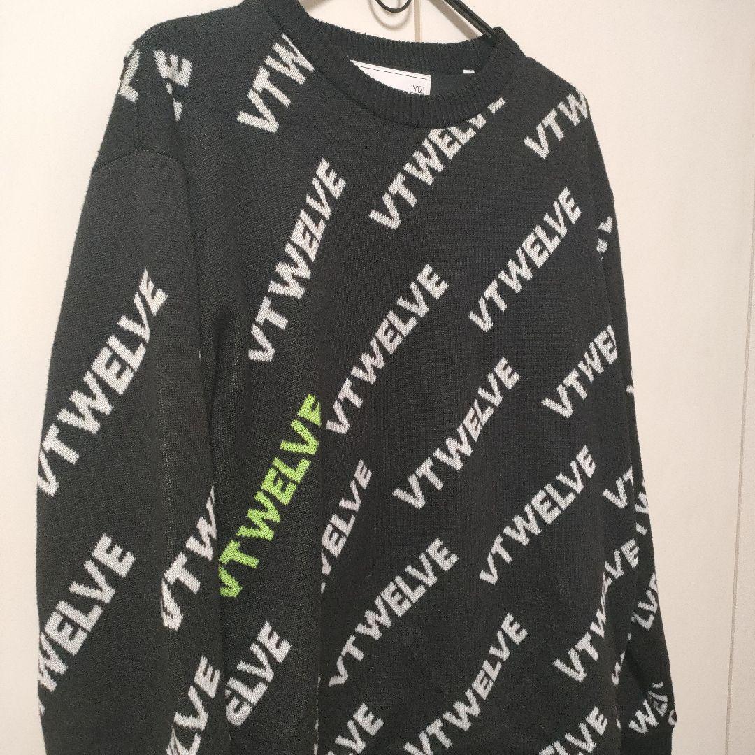 v12 裏地付きニット　メンズ　ゴルフ