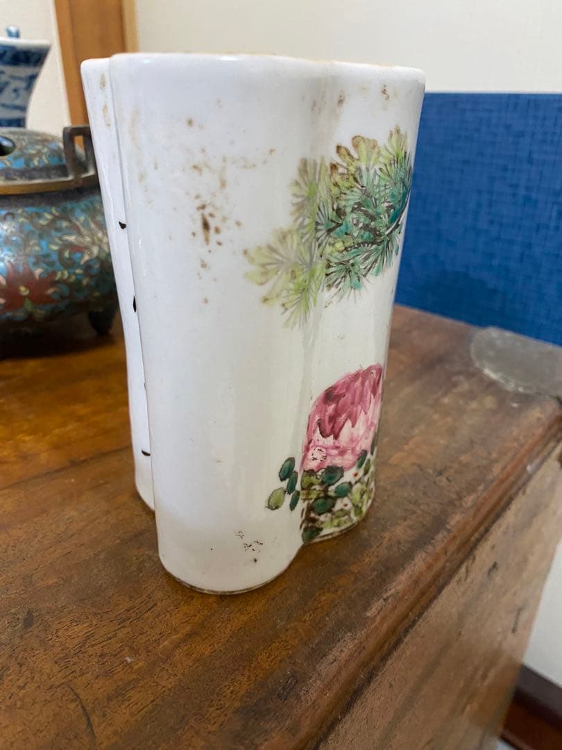 中国美術 筆筒 文房 唐物 骨董 名家