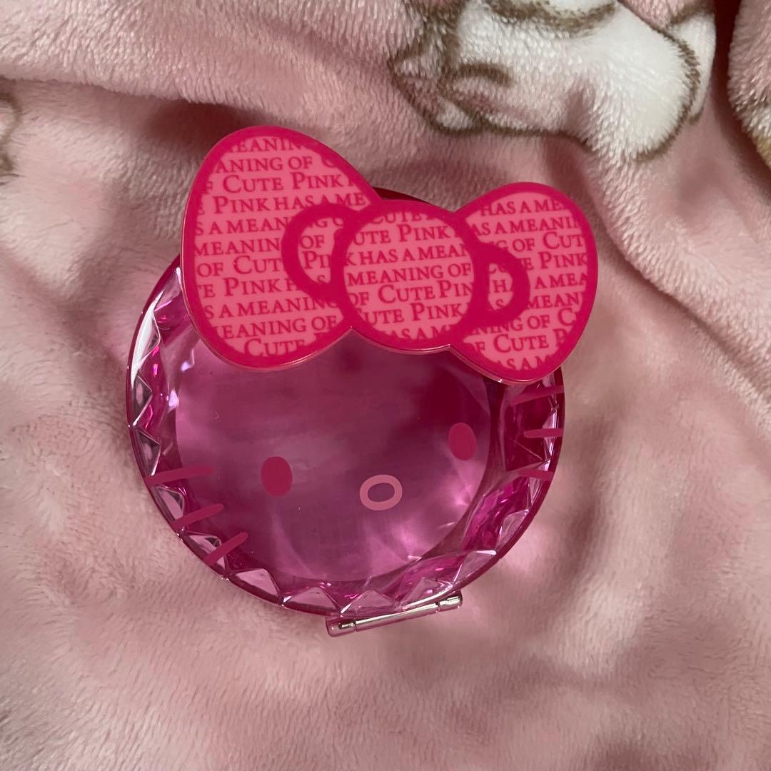 キティ　小物入れ　ケース　ピンク　リボン