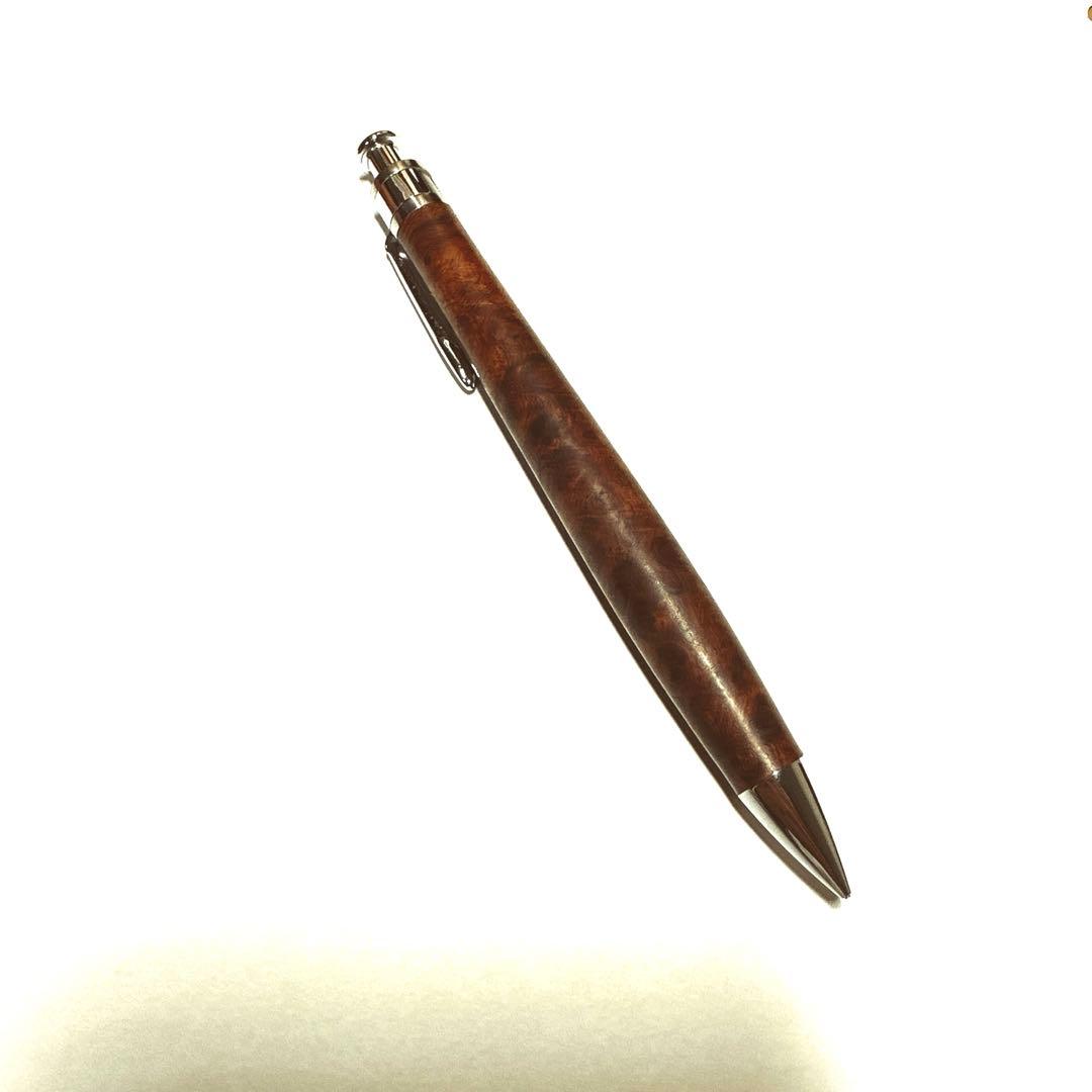 工房楔　イベント限定①真鍮パイプ　花梨　こぶ杢　シャーペン0.5mm