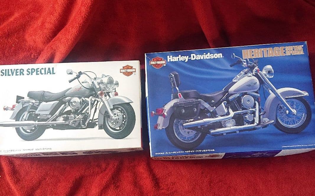 ハーレーダビッドソン 1/9 1/12 プラモデル 2セット 超レア セット！
