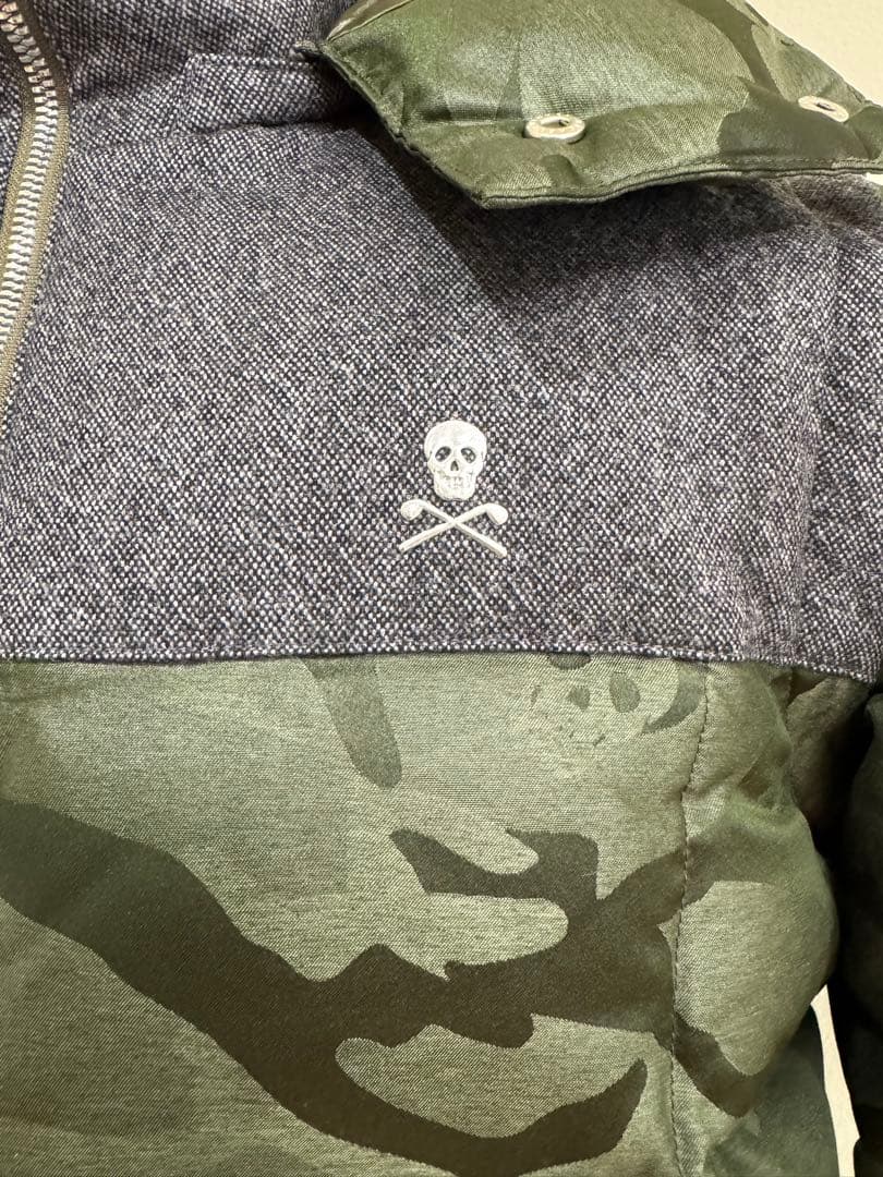 美品 MARK&LONA マークアンドロナ カモフラ　ダウンジャケット M