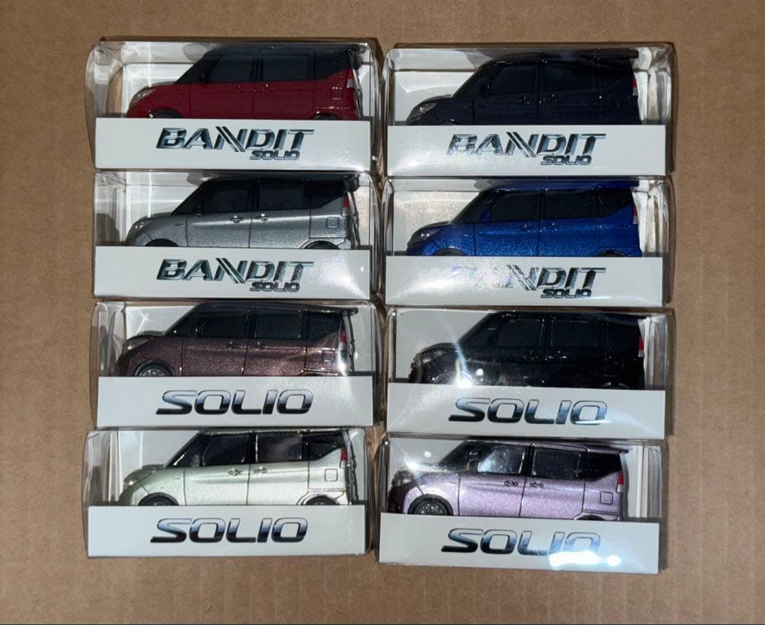【匿名配送】 スズキ ソリオ & ソリオバンディット プルバックカー 8台