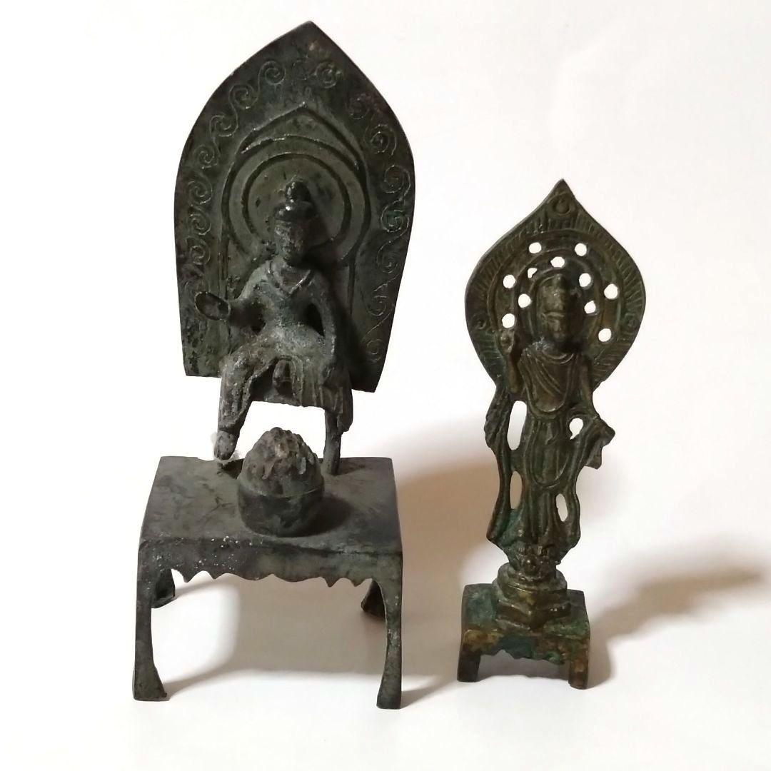 仏像　銅製　2体　唐金